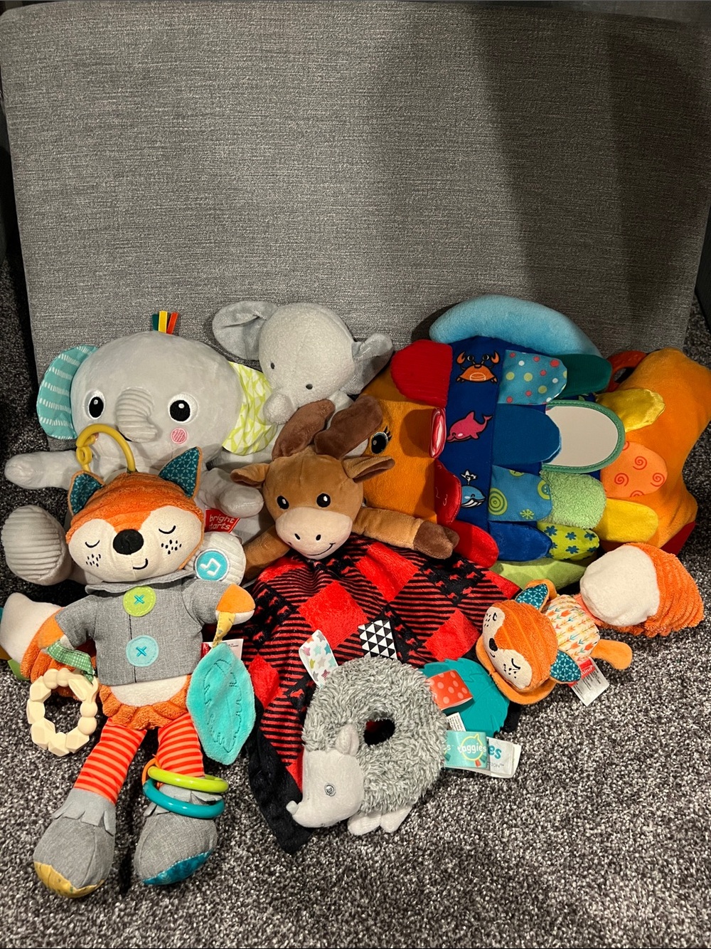 Plush Activity Toy Set for Kids - Multi-Color